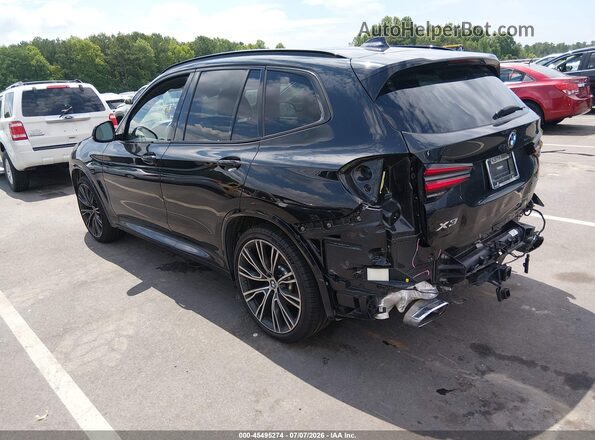 WBX57DP09NN173141 2022 BMW X3 Black Rear left