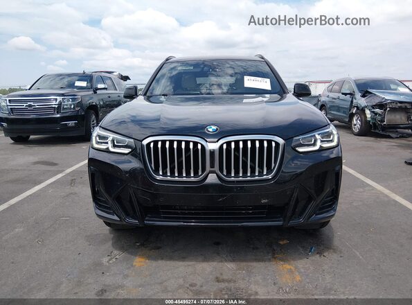 WBX57DP09NN173141 2022 BMW X3 Black Rear interior view
