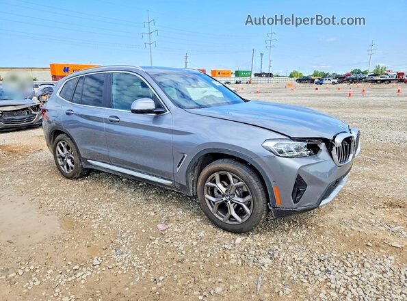WBX57DP09RN297142 2024 BMW X3 Gray წინა მარჯვენა