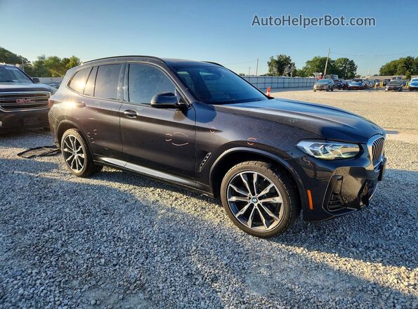 WBX57DP0XNN169650 2022 BMW X3 Угольный Передняя правая четверть
