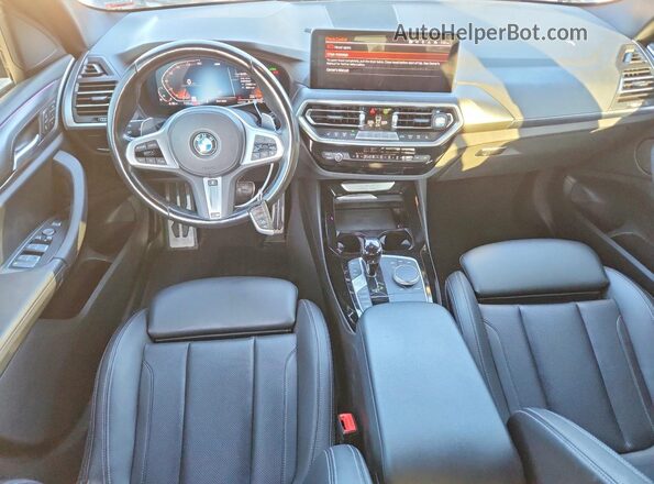 WBX57DP0XNN169650 2022 BMW X3 Угольный Вид панели приборов