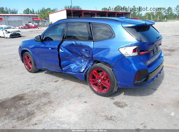 WBX73EF00S5091273 2025 BMW X1 Blue უკანა მარცხენა