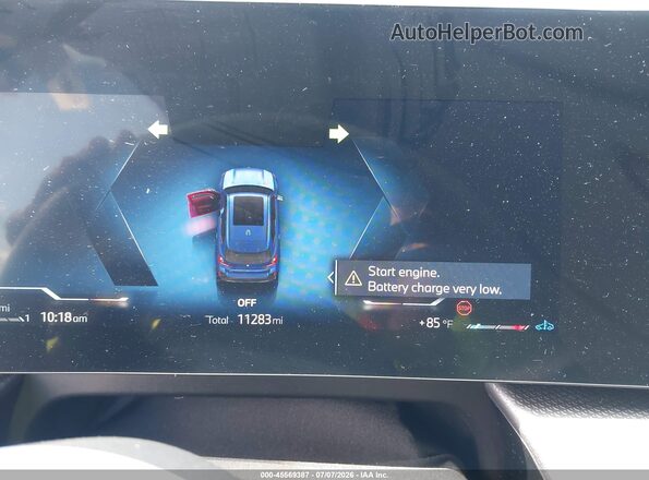 WBX73EF00S5091273 2025 BMW X1 Blue უკანა სავარძლების ხედი