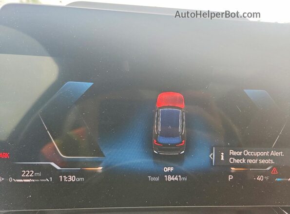 WBX73EF01P5W55813 2023 BMW X1 Black Вид щитка приладів
