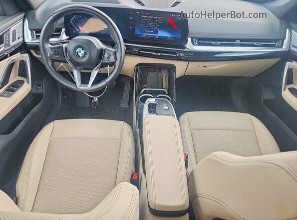 WBX73EF01P5W55813 2023 BMW X1 Black Вид панелі приладів