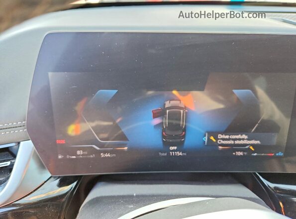 WBX73EF02S5316048 2025 BMW X1 Black Vista del cuadro de instrumentos