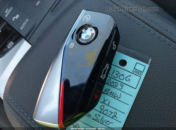 WBX73EF06P5W79072 2023 BMW X1 Silver წინა პანელის ხედი