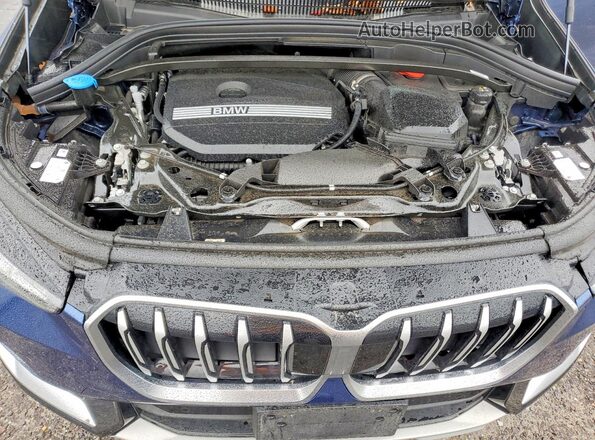 WBX73EF06R5Y41558 2024 BMW X1 Blue Вид підкапотного простору