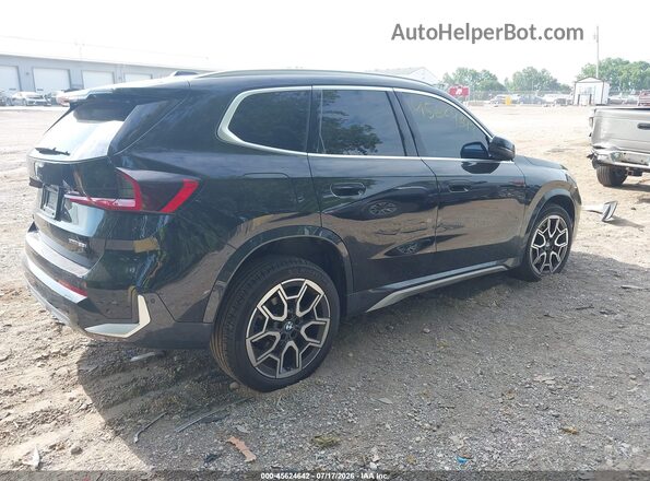 WBX73EF06S5367522 2025 BMW X1 Black უკანა მარჯვენა