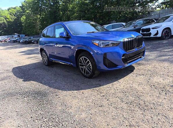WBX73EF06T5598888 2026 BMW X1 Синий Задняя правая четверть