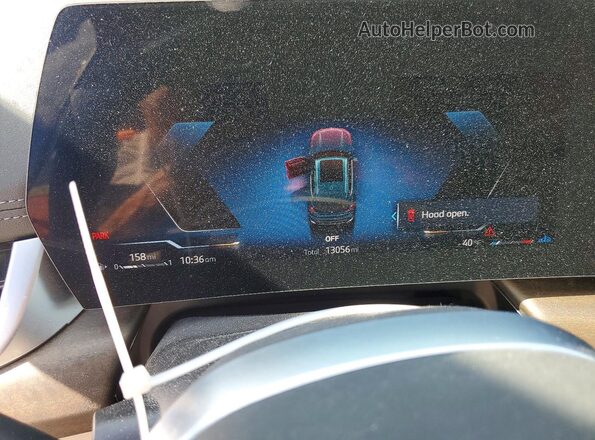 WBX73EF09S5172448 2025 BMW X1 Синий Вид щитка приборов