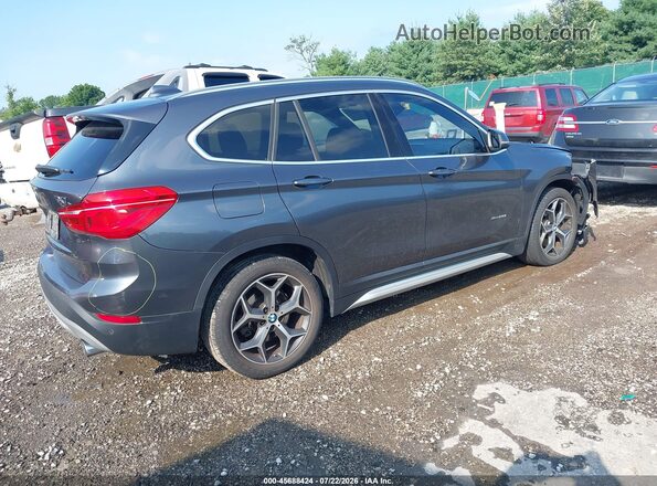 WBXHT3C30H5F73065 2017 BMW X1 Gray Rear right