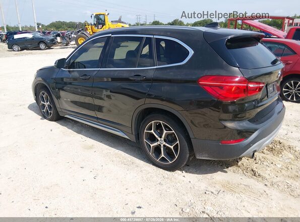 WBXHT3C31G5E55430 2016 BMW X1 Black უკანა მარცხენა