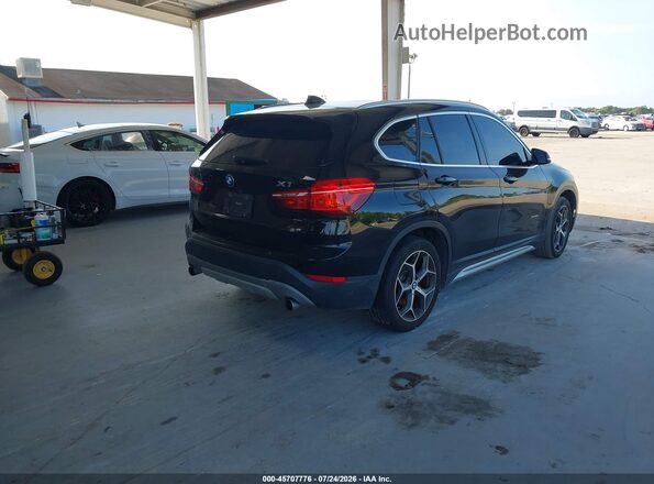WBXHT3C31G5F64289 2016 BMW X1 Black Հետևի աջ