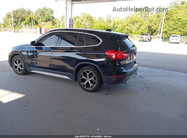 WBXHT3C31G5F64289 2016 BMW X1 Black Հետևի ձախ