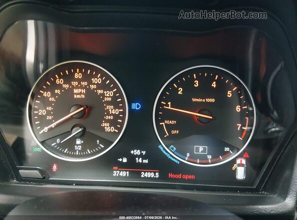WBXHT3C31H5F74063 2017 BMW X1 Black Vista de los asientos traseros