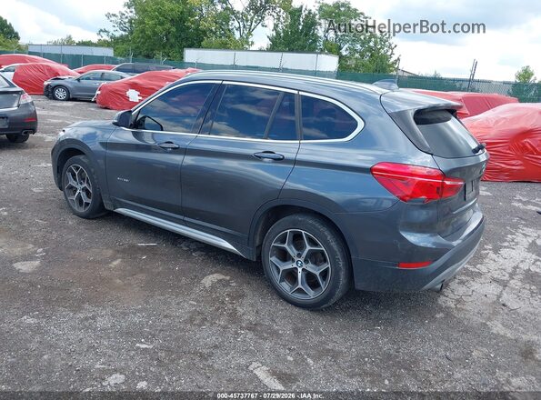 WBXHT3C31H5F78517 2017 BMW X1 Gray უკანა მარცხენა