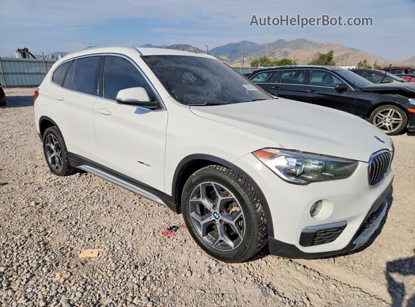 WBXHT3C31J5F89149 2018 BMW X1 White Передня права чверть