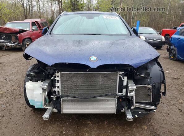 WBXHT3C31J5K29781 2018 BMW X1 Blue Vista frontal