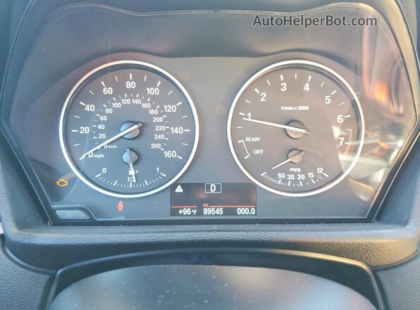 WBXHT3C32GP882441 2016 BMW X1 Белый Вид щитка приборов
