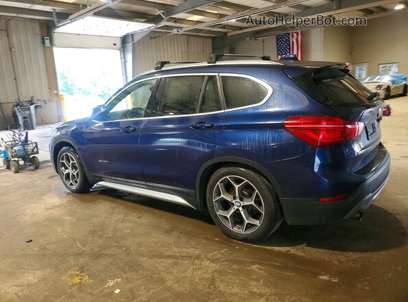 WBXHT3C32GP883105 2016 BMW X1 Blue Trasero izquierdo