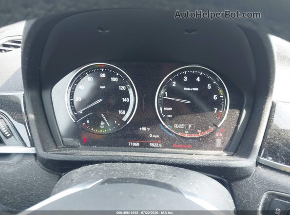 WBXHT3C32J3H32864 2018 BMW X1 Silver Вид задніх сидінь