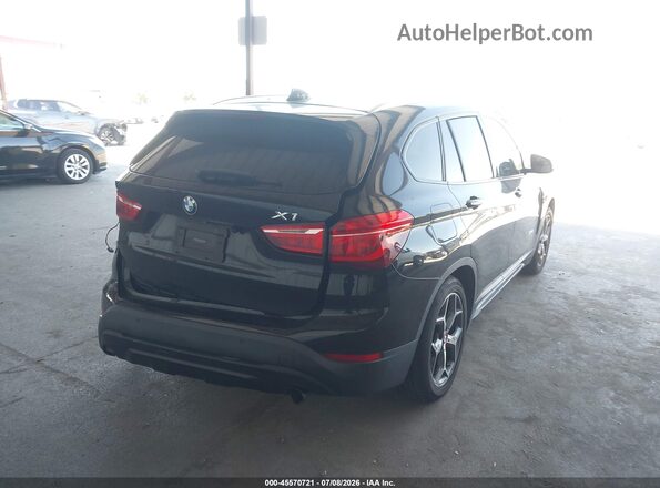 WBXHT3C33G5E50164 2016 BMW X1 Black უკანა მარჯვენა