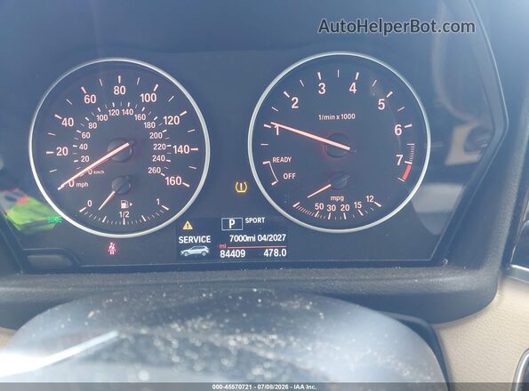 WBXHT3C33G5E50164 2016 BMW X1 Black უკანა სავარძლების ხედი