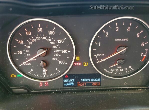 WBXHT3C33G5F65833 2016 BMW X1 Черный Вид щитка приборов
