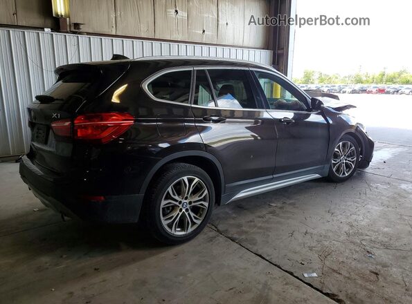 WBXHT3C33G5F65833 2016 BMW X1 Черный Задняя правая четверть
