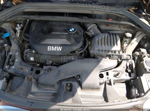WBXHT3C33H5F72606 2017 BMW X1 Brown უკანა ხედი