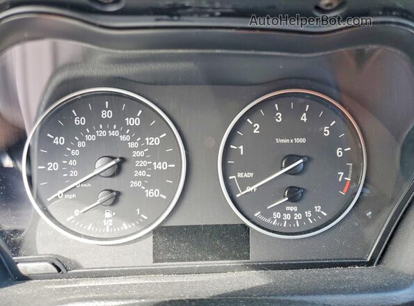 WBXHT3C33H5F82651 2017 BMW X1 Коричневый Вид щитка приборов