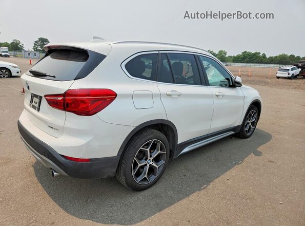 WBXHT3C34J3H30484 2018 BMW X1 White Tył prawy
