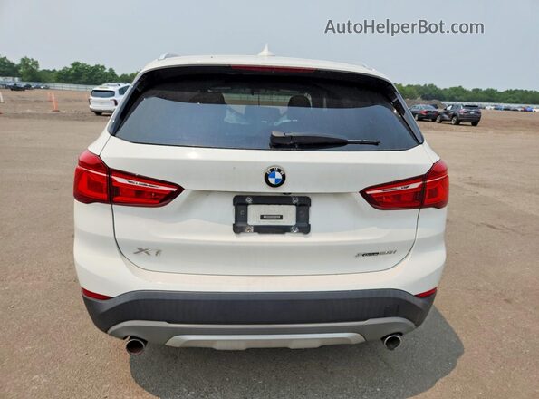 WBXHT3C34J3H30484 2018 BMW X1 White Widok z tyłu