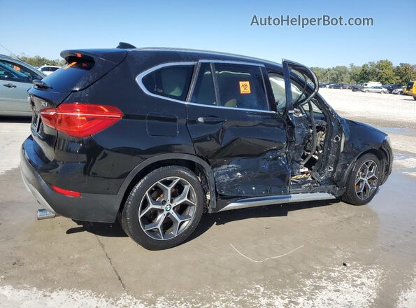 WBXHT3C34J5K32030 2018 BMW X1 Черный Задняя правая четверть