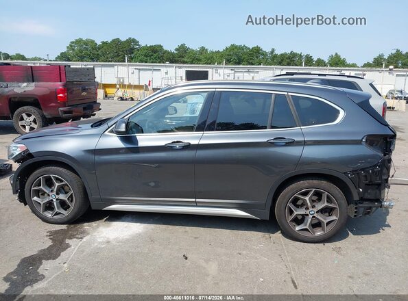 WBXHT3C34J5L27798 2018 BMW X1 Gray 