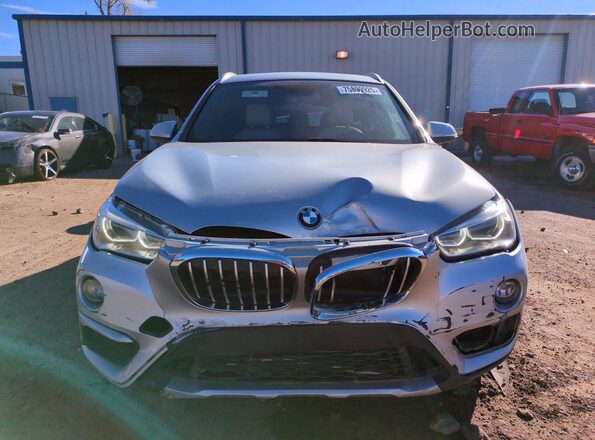 WBXHT3C35H5F76205 2017 BMW X1 Silver წინა ხედი