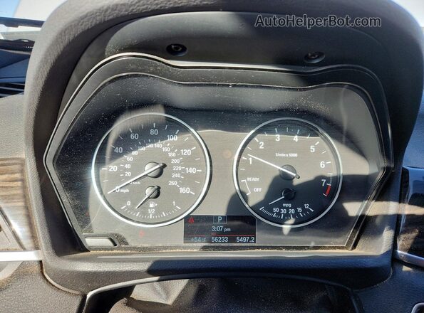 WBXHT3C35H5F76205 2017 BMW X1 Silver ხელსაწყოთა პანელის ხედი