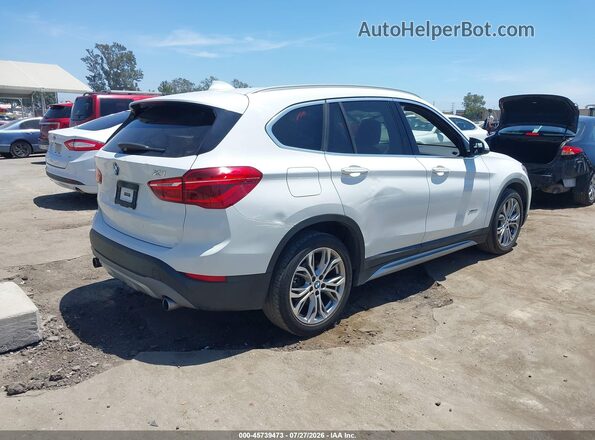 WBXHT3C35H5F78309 2017 BMW X1 Белый Задняя правая четверть