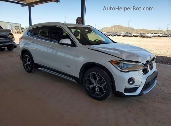 WBXHT3C35H5F83820 2017 BMW X1 White წინა მარჯვენა