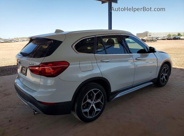 WBXHT3C35H5F83820 2017 BMW X1 White უკანა მარჯვენა