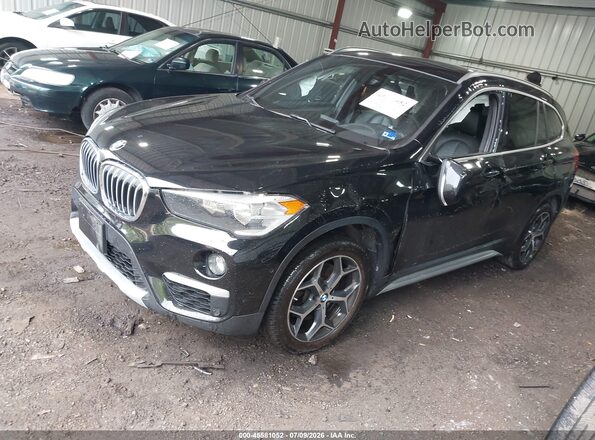 WBXHT3C35J5L31116 2018 BMW X1 Black Передня ліва чверть