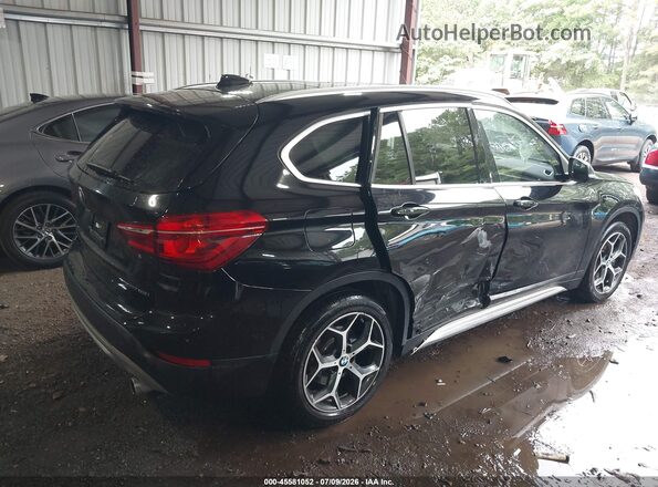 WBXHT3C35J5L31116 2018 BMW X1 Black Задня права чверть