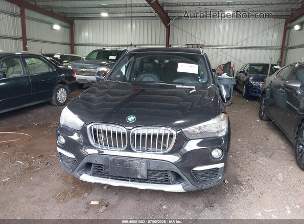 WBXHT3C35J5L31116 2018 BMW X1 Black Вид щитка приладів