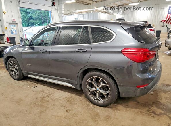 WBXHT3C36G5E53687 2016 BMW X1 Charcoal Задня ліва чверть