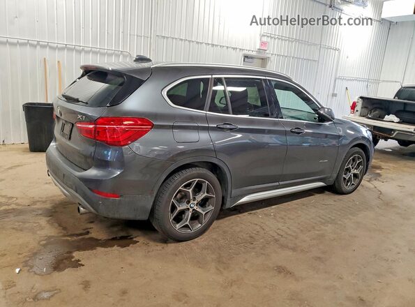 WBXHT3C36G5E53687 2016 BMW X1 Charcoal Задня права чверть
