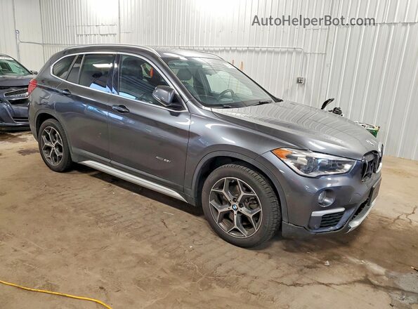 WBXHT3C36G5E53687 2016 BMW X1 Charcoal Передня права чверть