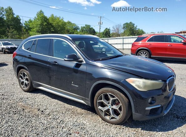 WBXHT3C36GP881986 2016 BMW X1 Black წინა მარჯვენა