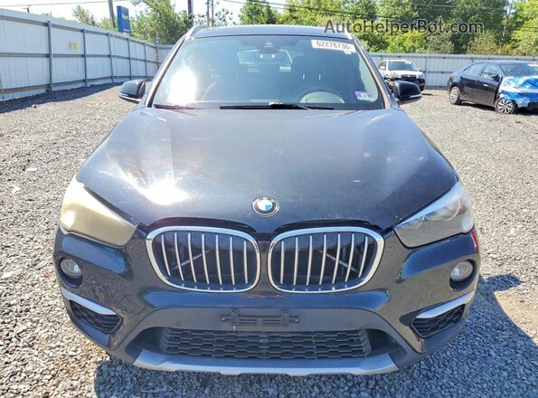 WBXHT3C36GP881986 2016 BMW X1 Black წინა ხედი