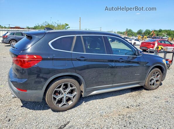 WBXHT3C36GP881986 2016 BMW X1 Black უკანა მარჯვენა